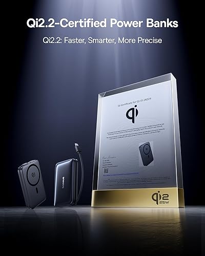 Miniatura 9 de Baseus Picogo Qi2.2 25W Magsafe Cargador Portátil Power Bank 10000mAh 45W, con Cable USB-C Integrado de Carga Rápida para iPhone 17/16/15/14/13 Pro