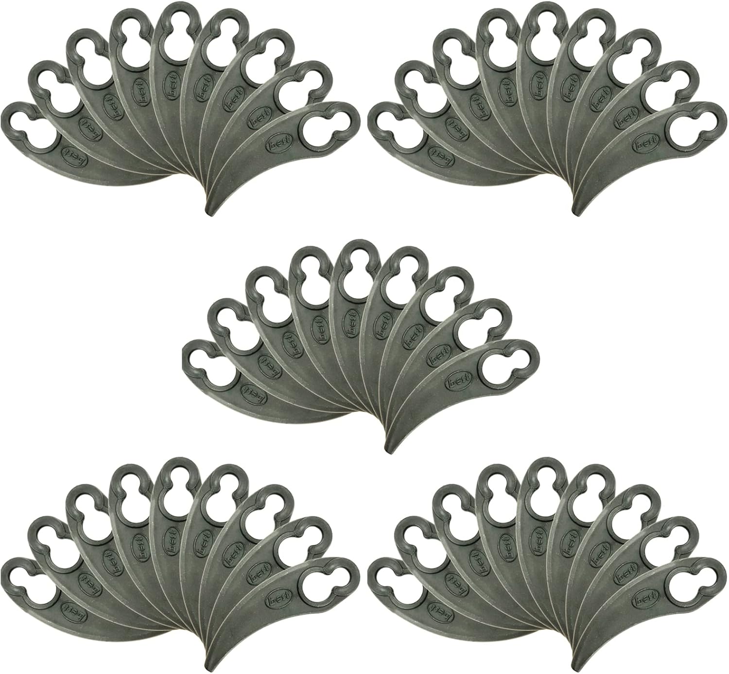 Buy Dxyue 50Pcs Plastic Lawnmower Replacement Blades for ALDI