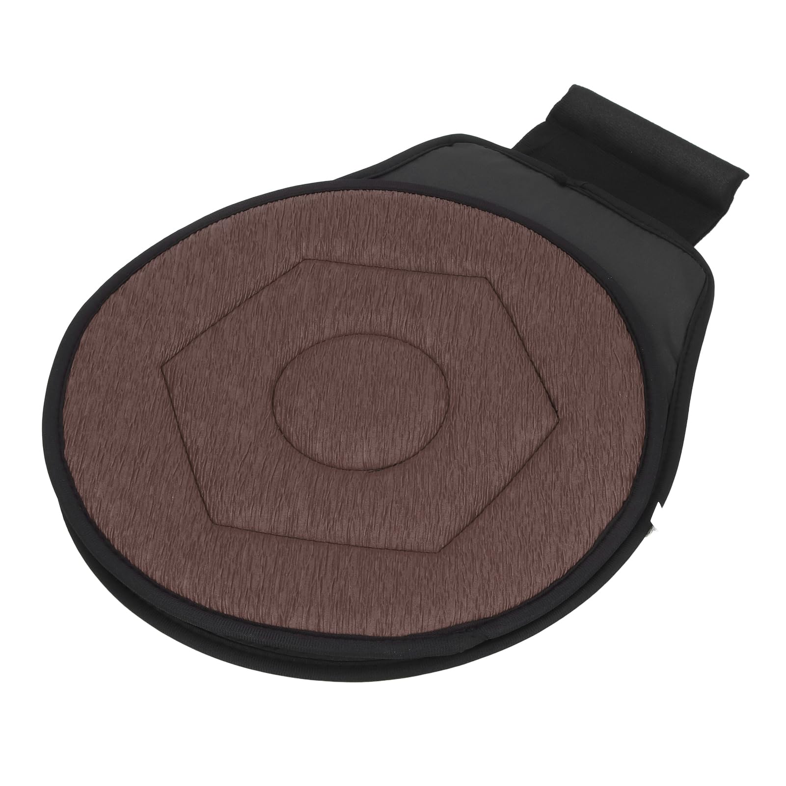 Poduszka Obrotowa do Samochodu, Poduszka Obrotowa o 360 Stopni, Miękka, łagodzi Zmęczenie Lędźwiowe u Osób Starszych (BLACK) (BROWN)