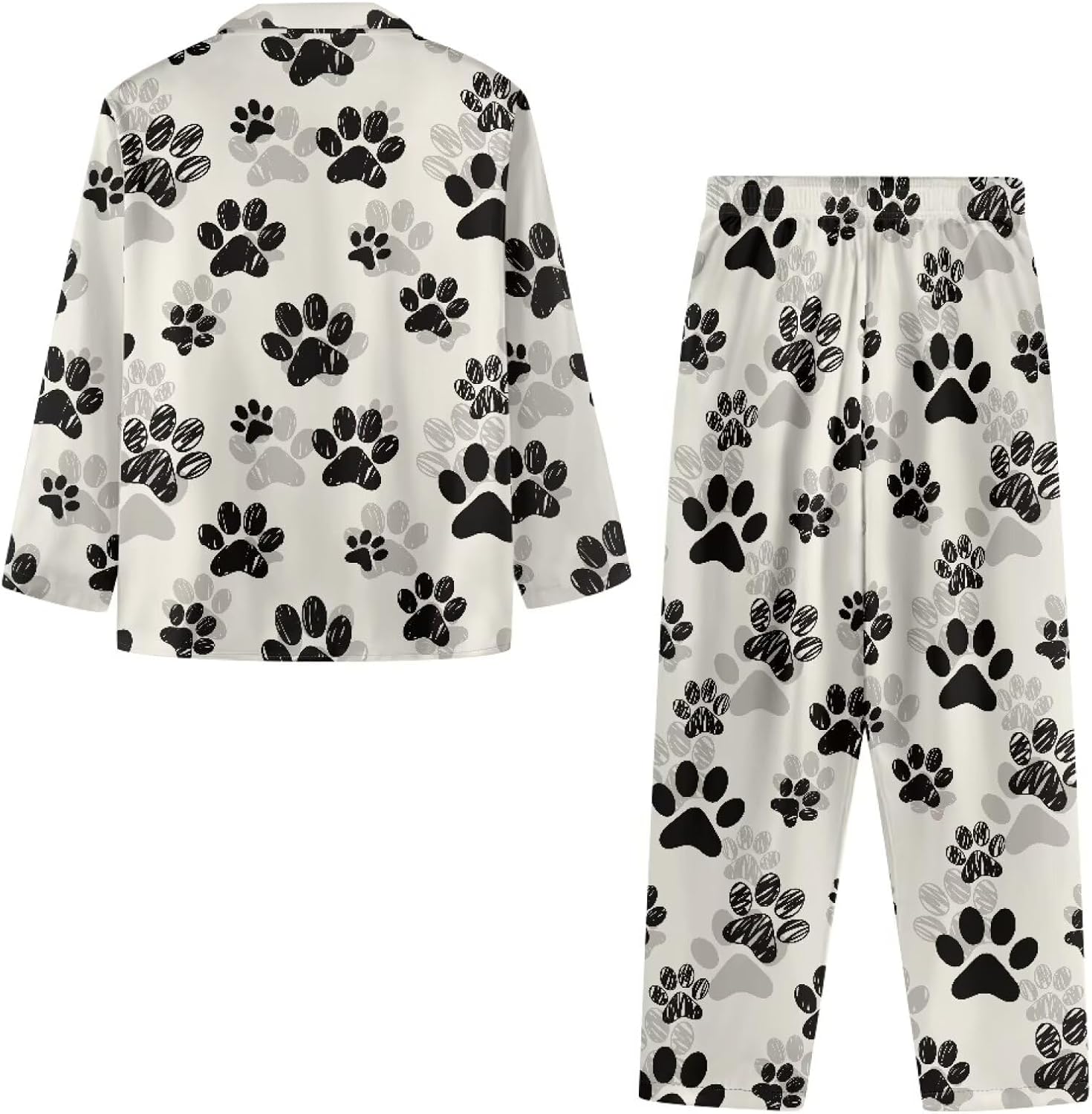 Irisjudy Womens Two-piece Sleepwear Long Sleeve Pj Set, Floral Casual Loungewear Soft Button Down Pajamas Set with Pockets - Image 5