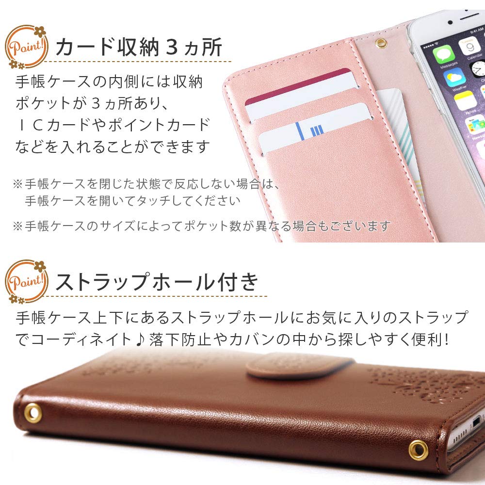 Amazon | COVERARY 互換品/交換 AQUOS sense3 SH-02M ケース 手帳型