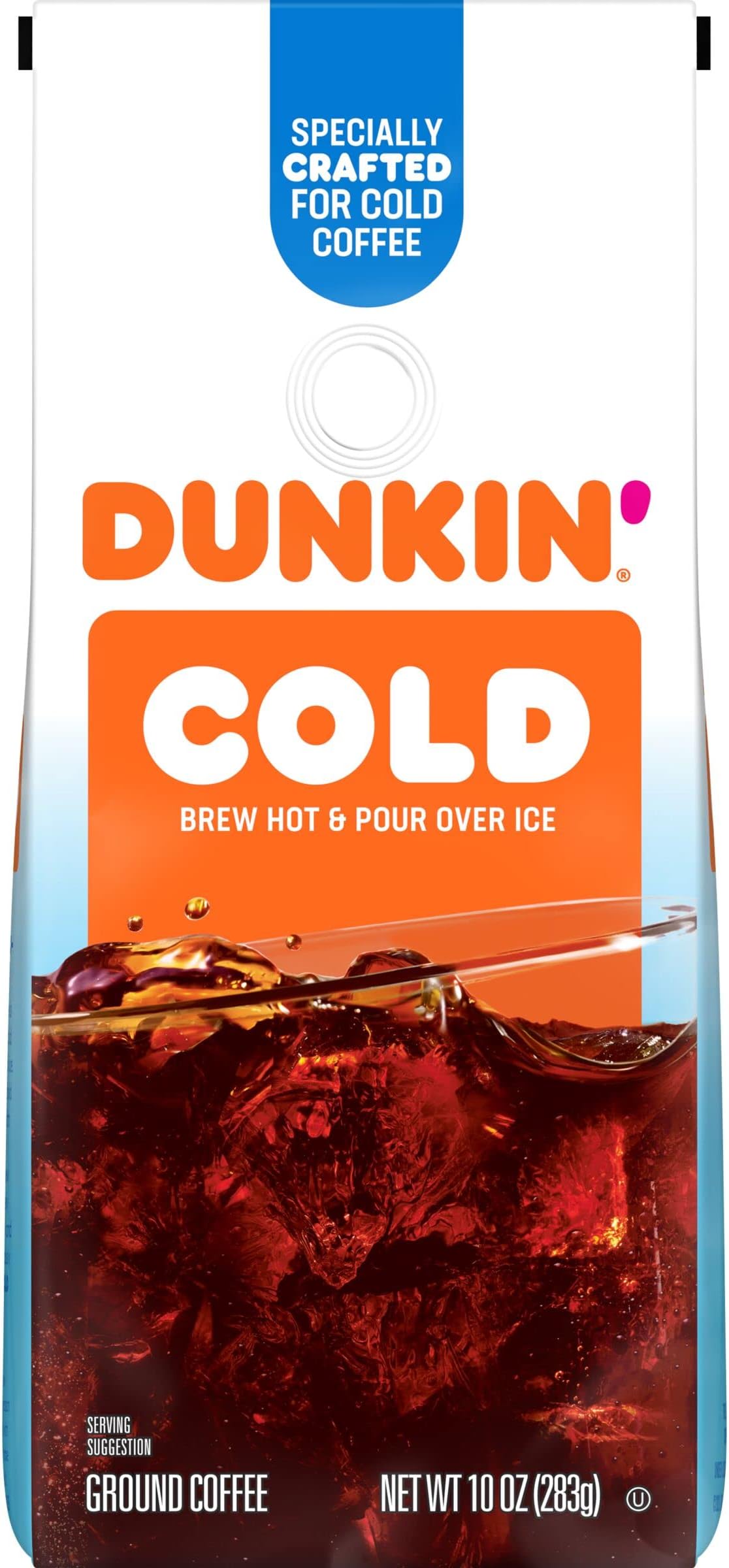 Dunkin' Cold Ground Coffee, 10 Ounce (Pack of 6)