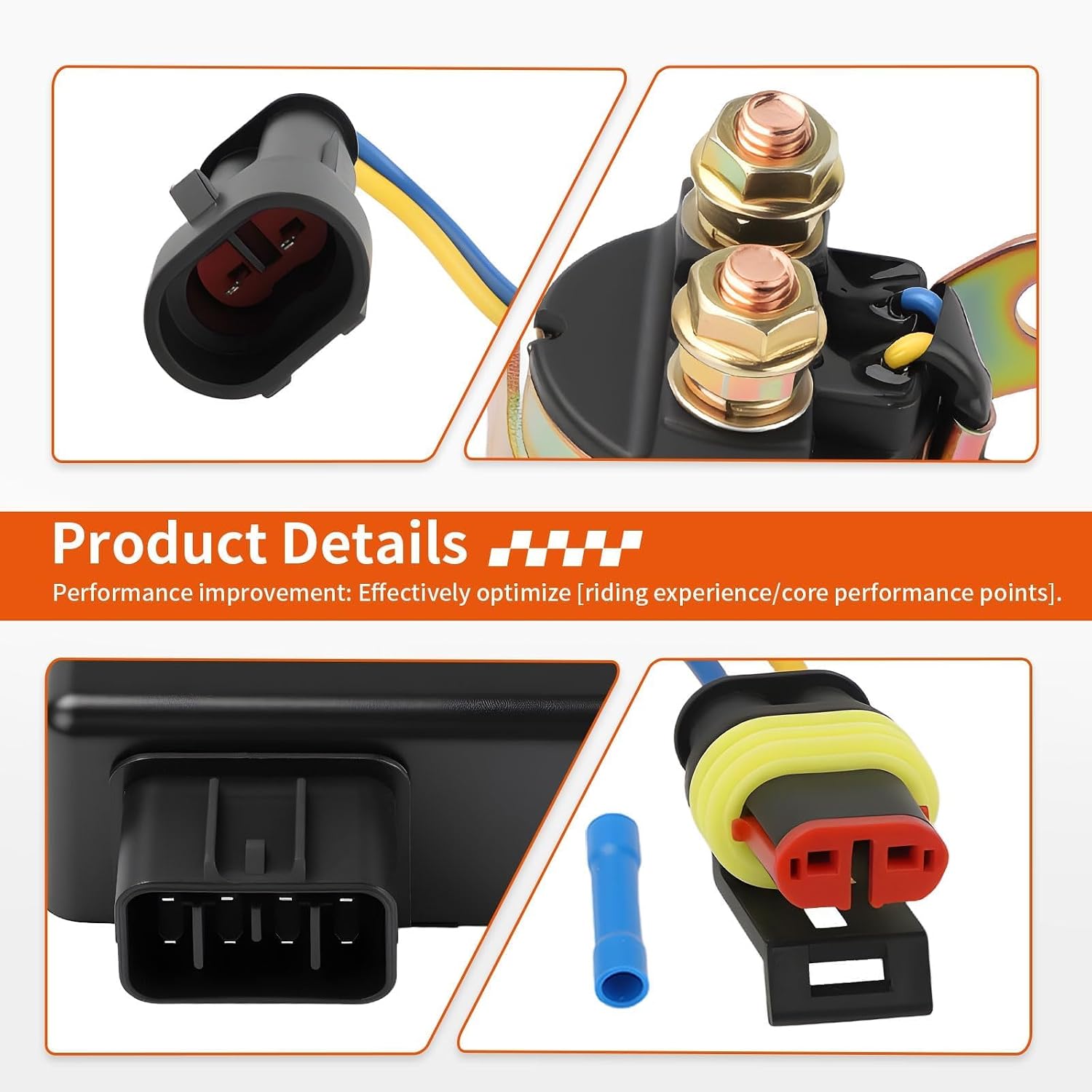 For Polaris Trail Boss Magnum 330 2003-2013 CDI Box Ignition coil & Spark plug 3087253