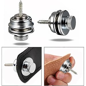 Traccolla Per Chitarra Perri's Leathers - Nylon Regolabile, Nero Con Dettaglio Bianco - Foto 8