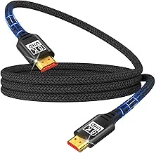 HDMI Cable 1 Metre 8K, HDMI Cable 2.1 Ultra High Speed 48Gbps HDMI Cable 8K@60Hz 4K@144Hz,HDMI Cable Supports eARC HDR10 3D HDCP 2.2 and 2.3, Compatible with PS5/4 HDTV X-Box Blu-ray Player/Monitor