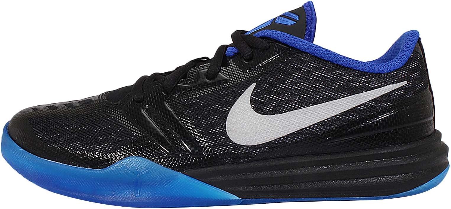 Nike Kids KB Mentality GS, BLACK/MTLLC SILVER-GM ROYAL-PHOTO BLUE, Youth Size 5