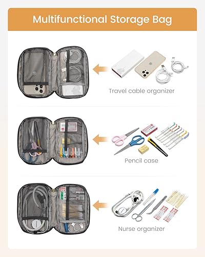 Miniatura 8 de LOVEVOOK Mochila para computadora portátil para mujer, mochila de viaje para trabajo, viajes y viajes, bolsas escolares universitarias,