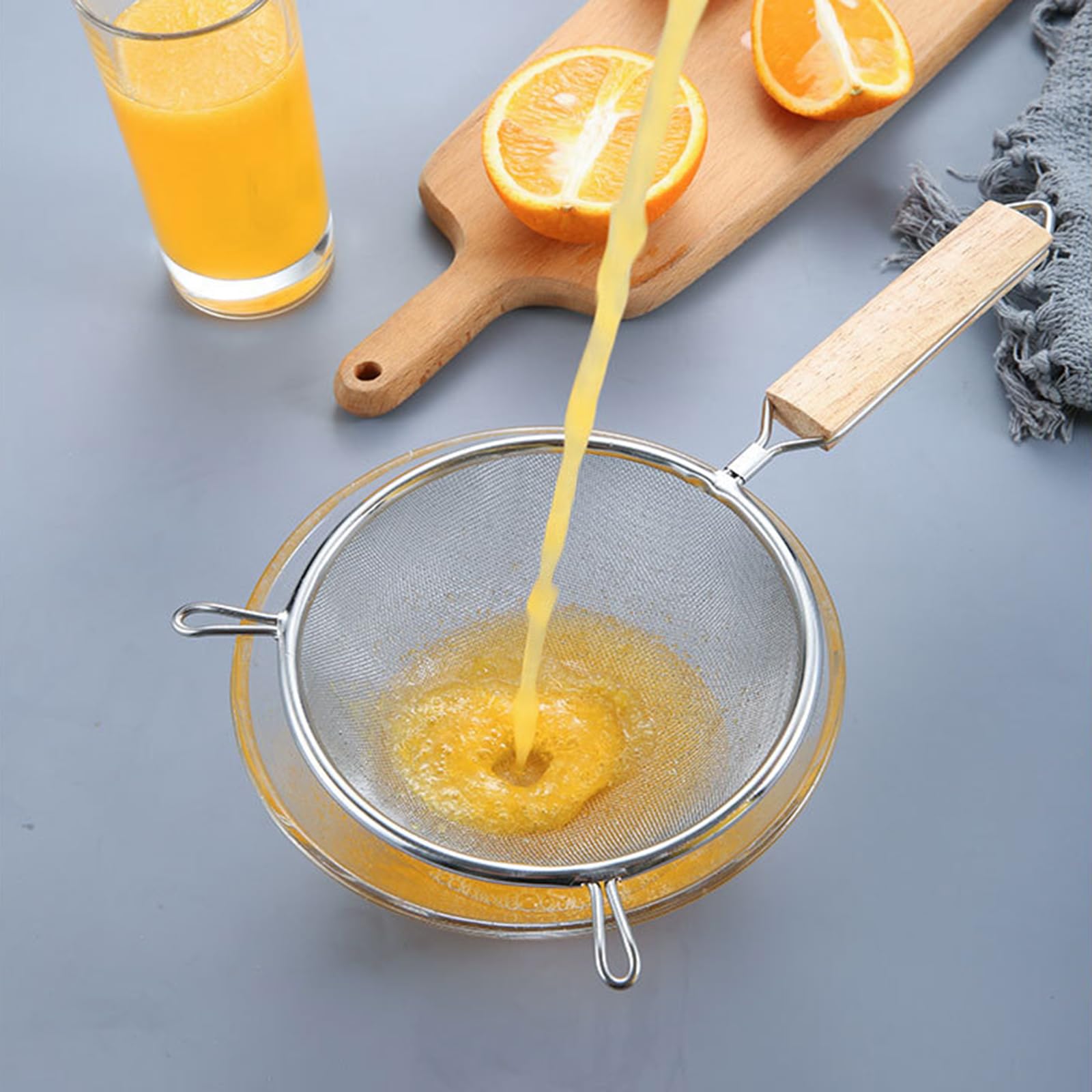 Amazon | こし器 粉ふるい ストレーナー 304ステンレス製 ざる 細かい