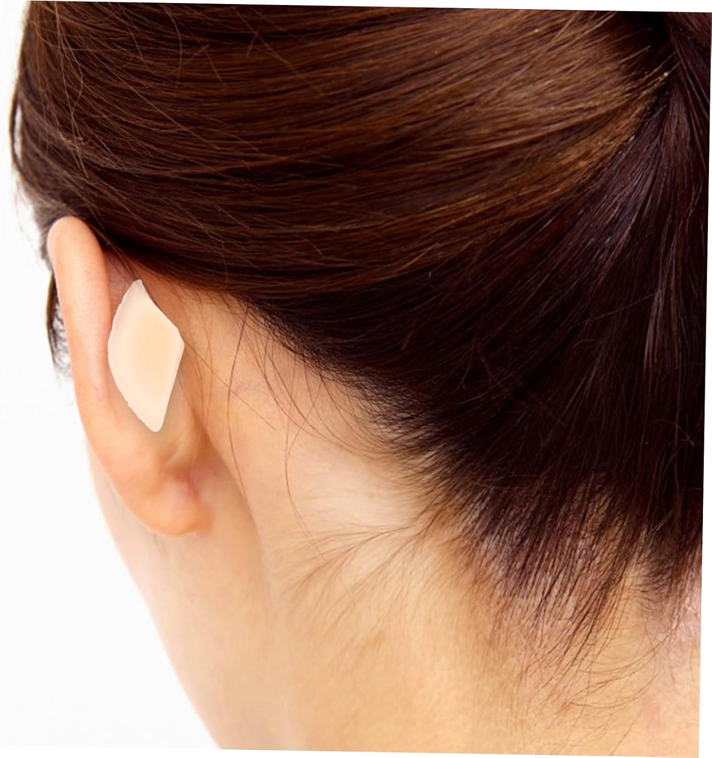 Outanaya 12pcs Ear Patch Stickers Silicone Elf Ear Corrector for V-Shaped Face Comfortable and Invisible for Women Men Boys and Girls