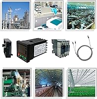 Vista 9 de Controlador de temperatura PID, pantalla digital REX-C100 Caja de controladores de temperatura con relé de estado sólido SSR 40DA y sonda termopar