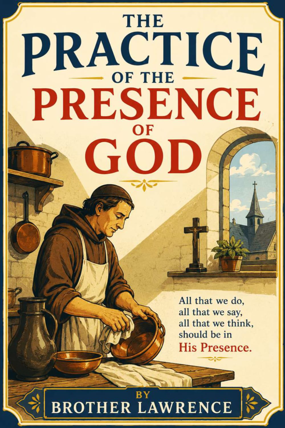 The Practice of the Presence of God in Large Print : The Timeless Christian Spiritual Masterpiece by Brother Lawrence of the Resurrection – Complete ... with Sacred Conversations and Letters .
