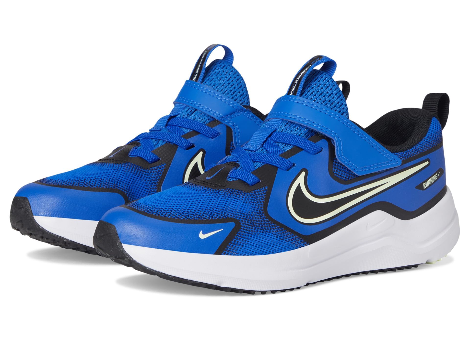 Nike Cosmic Runner (Little Kid) Sneaker, Hyper Royal/Volt Tint/Black, 3 US Unisex