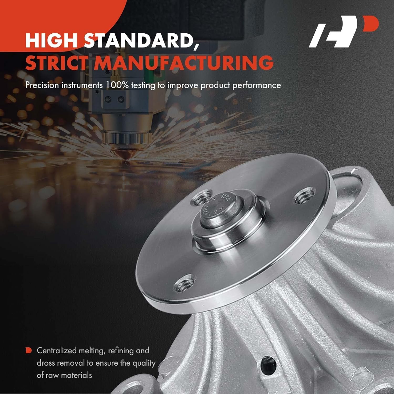 A-Premium Engine Water Pump with Gasket Compatible with Mini Cooper 2007-2015 Cooper Countryman 2011-2016 Cooper Paceman 2013-2016 L4 1.6L DOHC