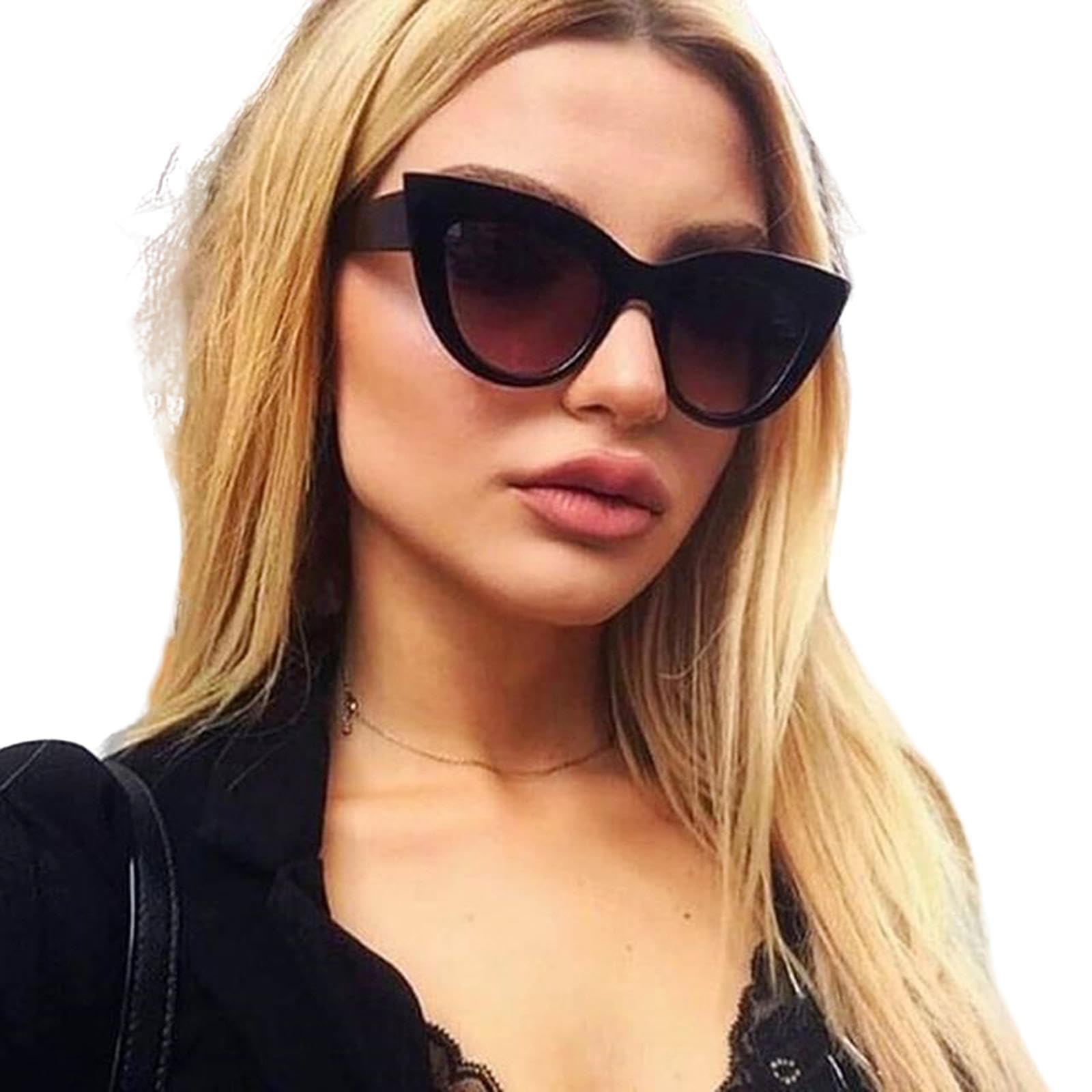 NOGRAX Okulary przeciwsłoneczne męskie vintage okulary przeciwsłoneczne damskie odcienie okulary przeciwsłoneczne gradientowe lustro plastikowa ramka
