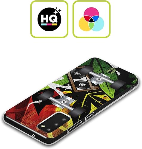 Miniatura 2 de Head Case Designs Reggae Skateboards Soft Gel Case Compatible with Samsung Galaxy S23+ 5G