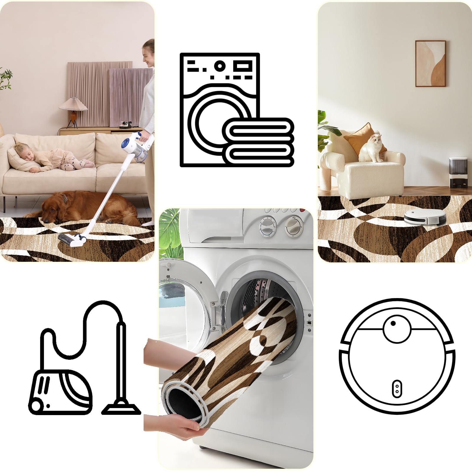 Tappeto Sedia Ufficio – Tappeto Sedia Gaming - Tappeto per Sedia con Ruote Antiscivolo, Protezione Pavimento per parquet e Piastrelle, Tappetini per Scrivania e Sedia da Ufficio 90 x 120 cm