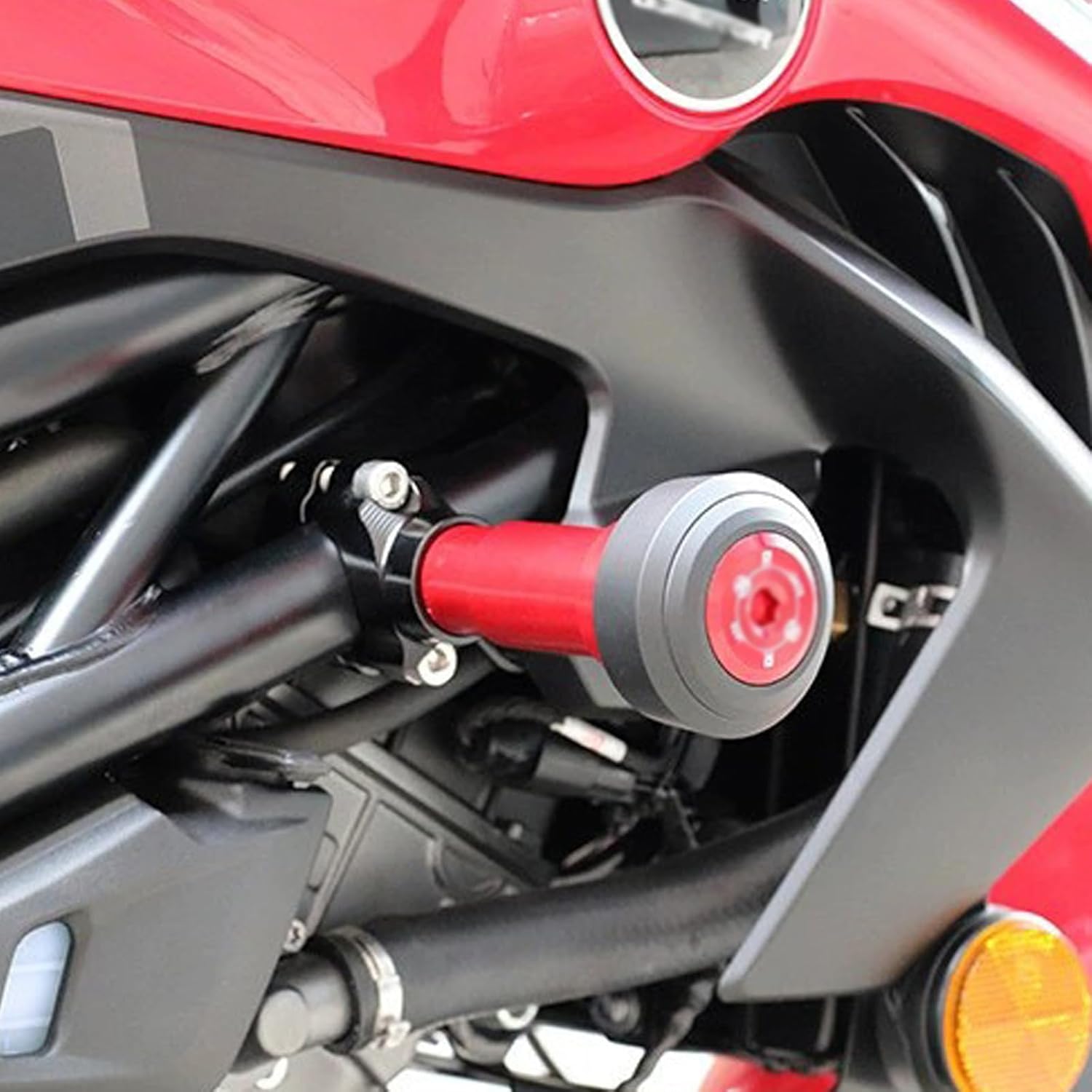 For 450SR 450NK 2025 CNC motorcycle clamp anti-fall pad frame slider anti-collision protection 450sr 450nk 2022-2025 motorcycle accessories (Black)