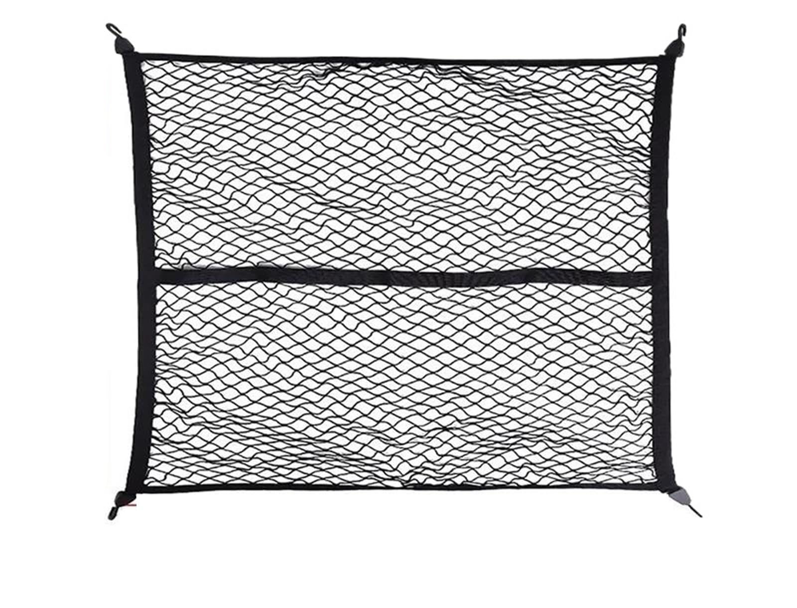 Rete Portaoggetti Auto Rete Carico Altamente Elastica Estensibile Organizer Cassone Camion Adatta Per Pick-up Carichi Leggeri Giornalieri Per Ford Rete da carico(Singolo strato)
