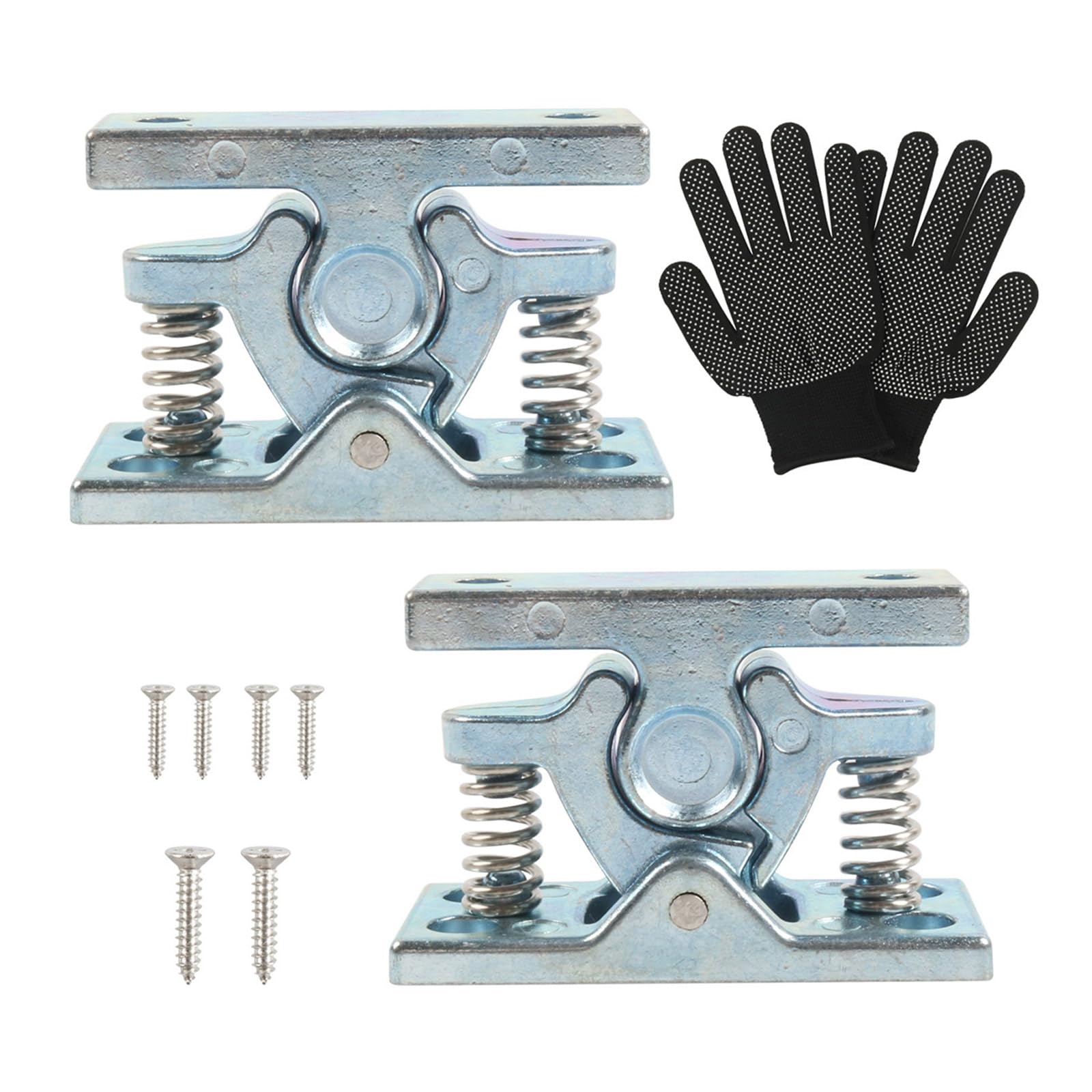 Elnwnnkc Zinc Alloy Model Loaded Double Roller Design Door Latches Quiet Operate Hand Use For Homes Vehicles Garages & Indoor Space Door Latches