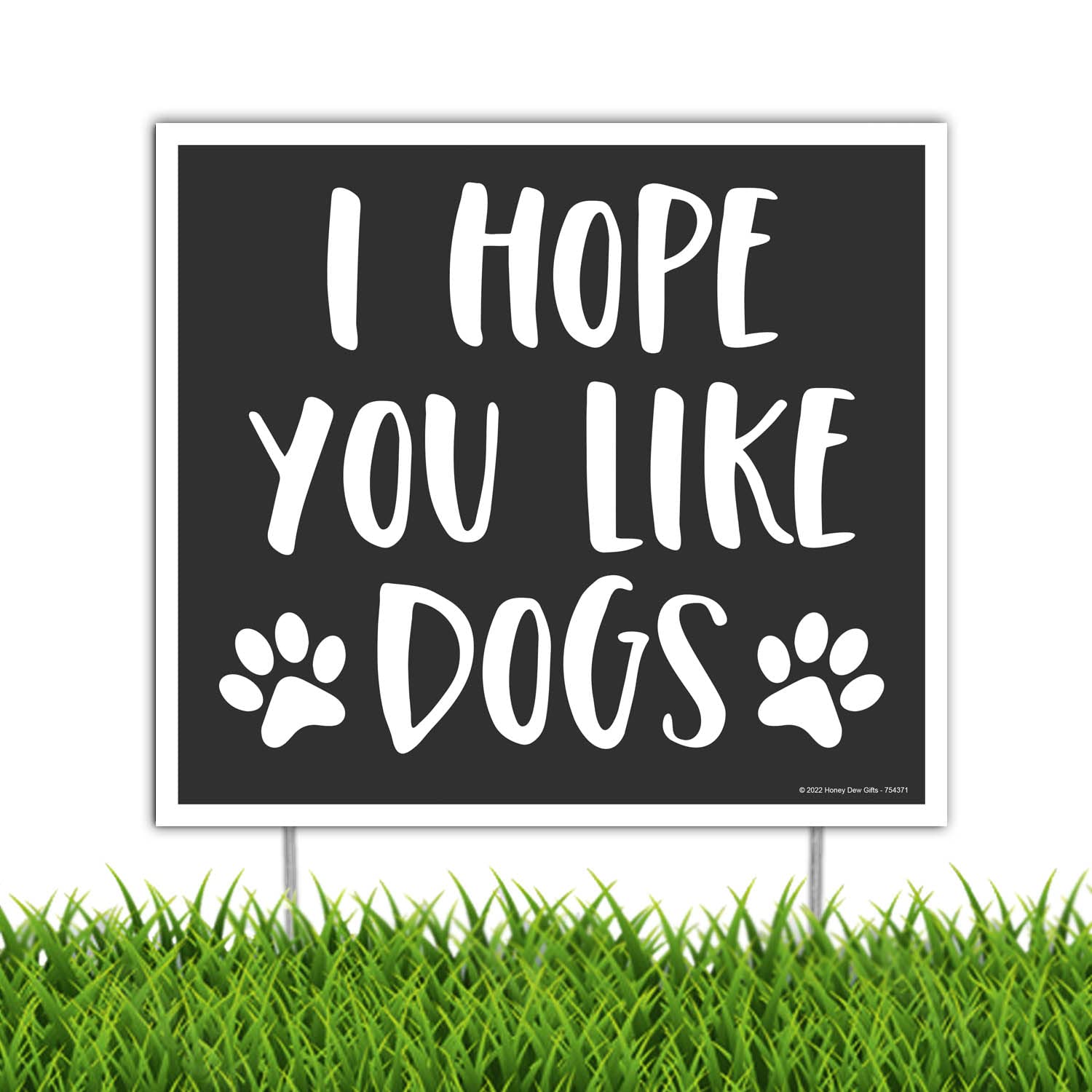 Honey Dew Gifts, Welcome I Hope You Brought Wine, 9 inch by 8 inch, Made in USA, Mini Yard Signs, Lawn Signs with Stakes, Outdoor Signs, Funny House Decor, Funny Wine Signs…