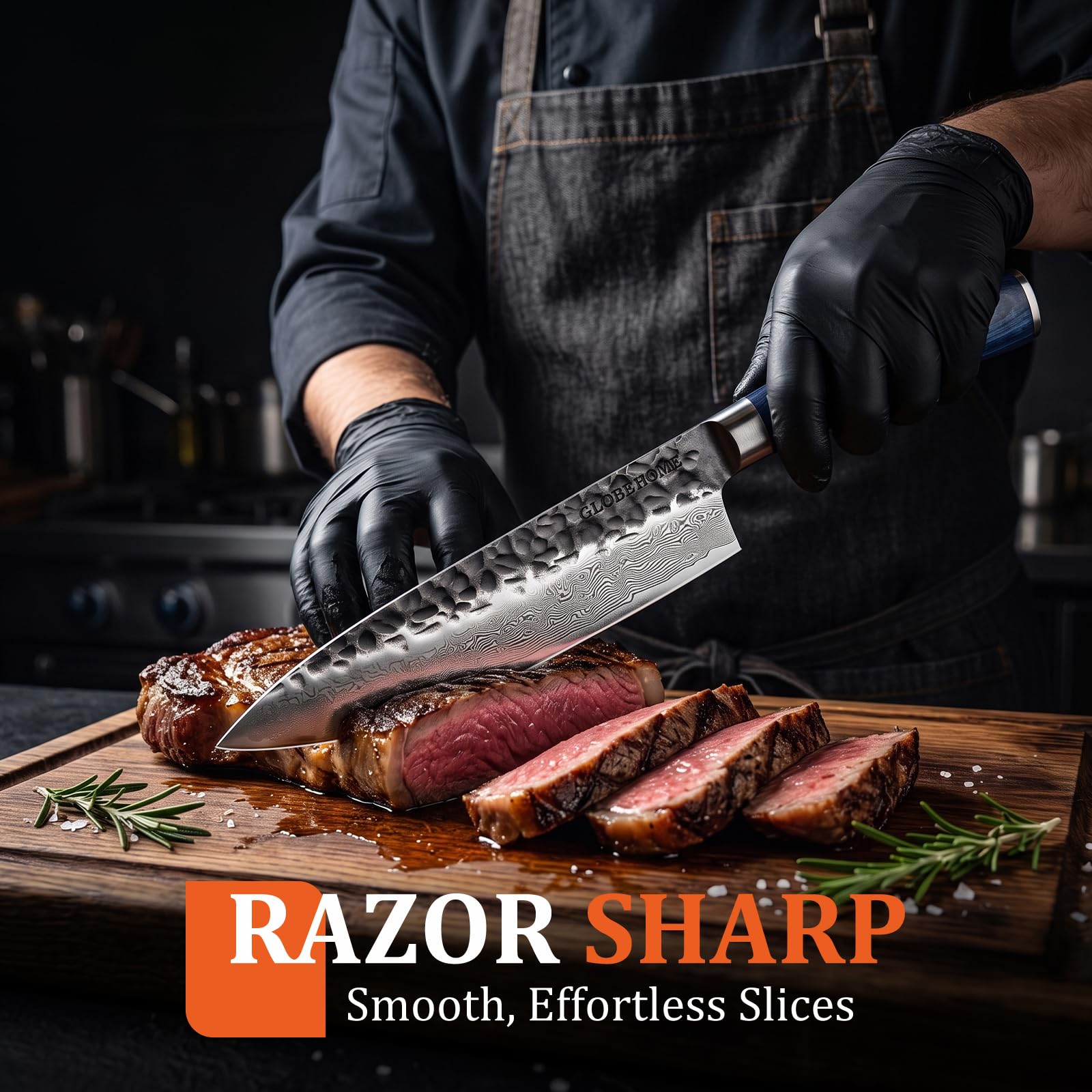 8" Japanese Damascus Chef Knife – High Carbon Stainless Steel, 67 Layers — Amazon image 2
