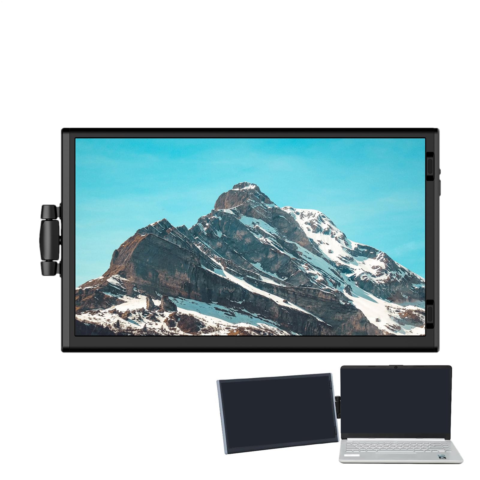 Zweiter Bildschirm Für Laptop Plug-and-Play Schlankes Computerzubehör | Zweiter Monitor Für Laptop für Reisen Homeoffice Kleinunternehmen Arbeit