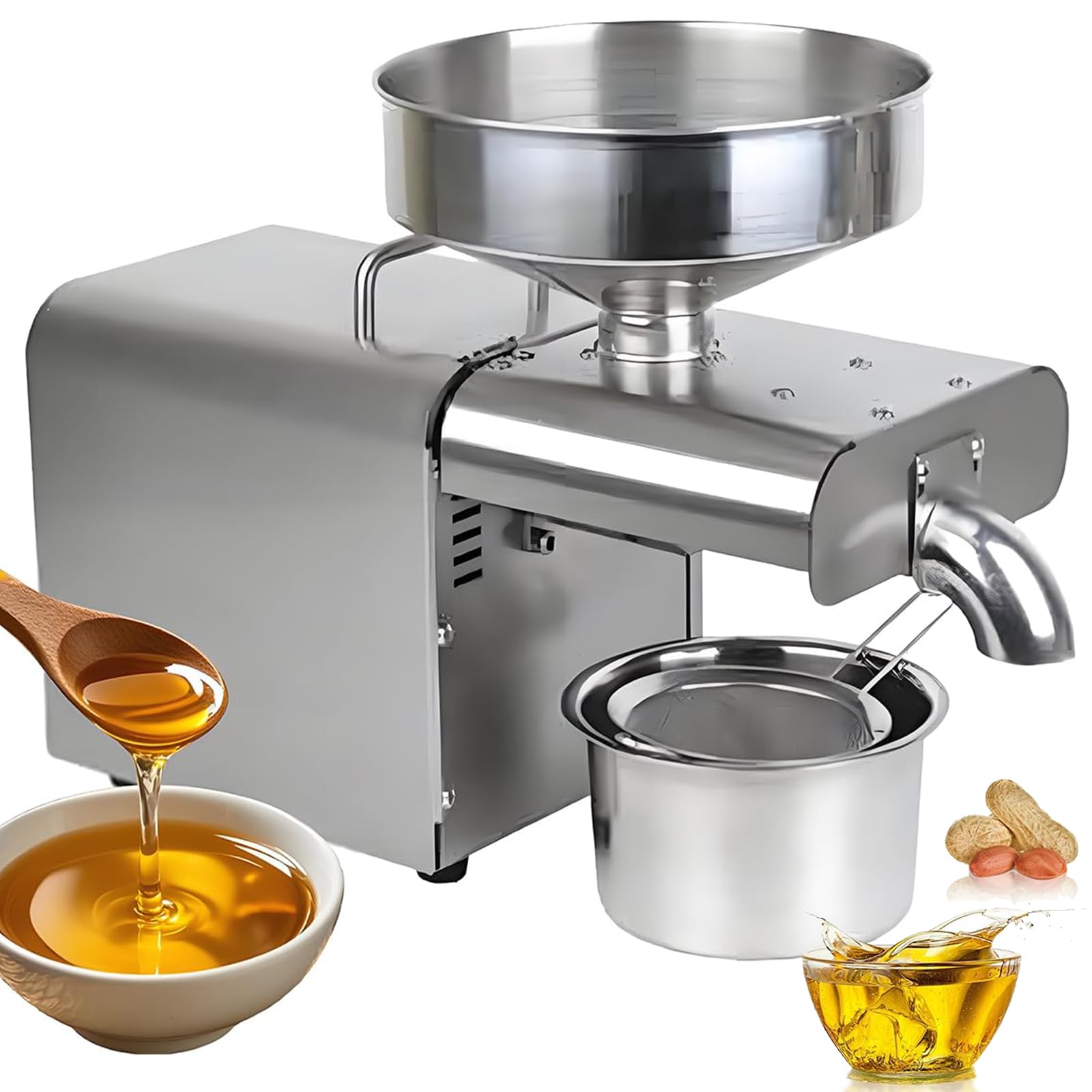 Extractor automático de aceite para evitar grasas refinadas