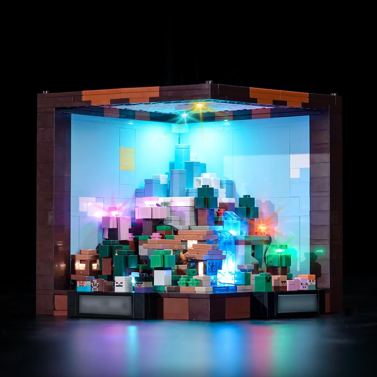 LocoLee LED Light Kit Compatible with Lego The Crafting Table 21265 (No Models Only Light) Creative Lighting Set Accessories Compatible with Lego The