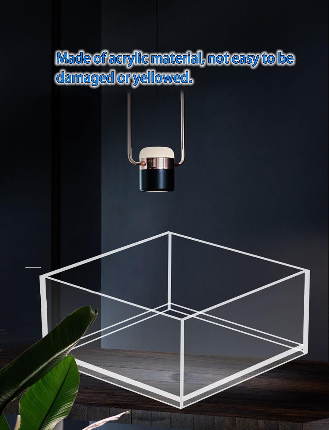 Acrylic Shallow Sink - Crystal-Clear Water Tank for Photography & Fish Habitat | Shatterproof Transparent Storage Box Multifunctional Shooting Prop & Aquarium Display(15x15x10cm/5.9x5.9x3.9in)