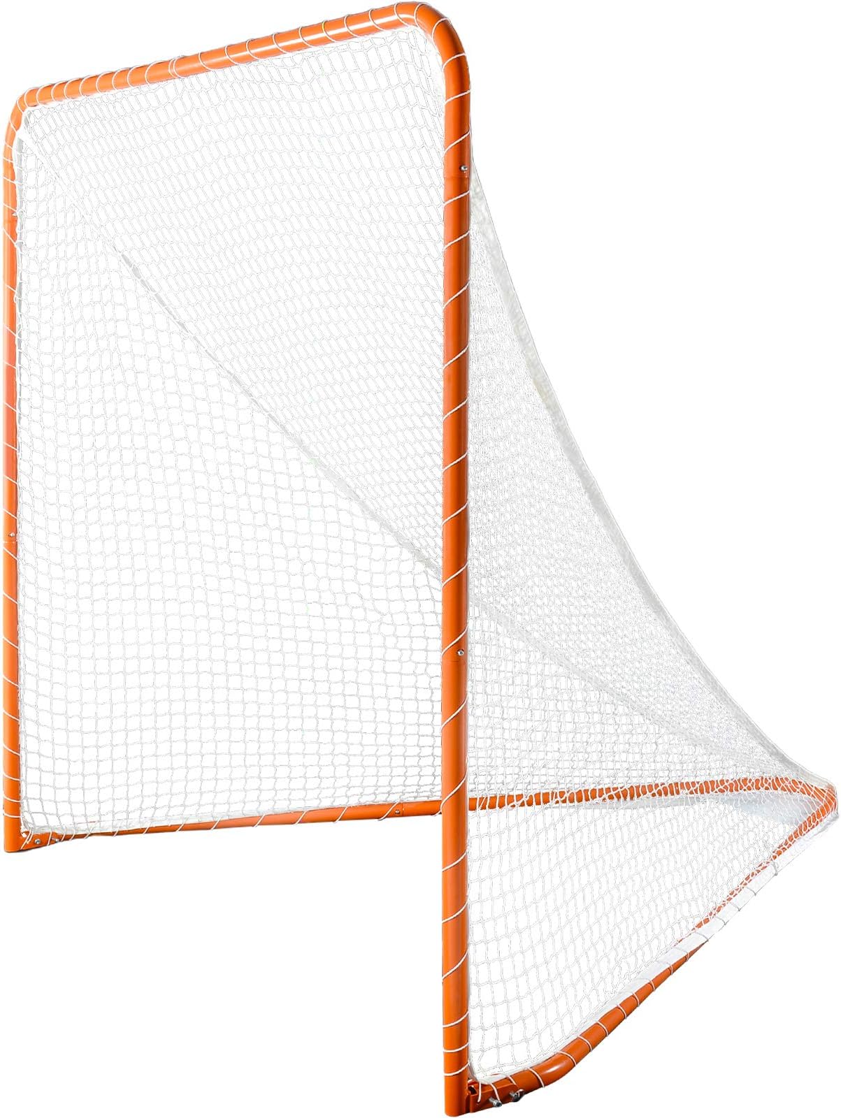 Kapler Lacrosse Goal Net - 6' x 6' Regulation Portable Steel Frame for Backyard Training - Ideal for Kids & Adults Practice Accuracy