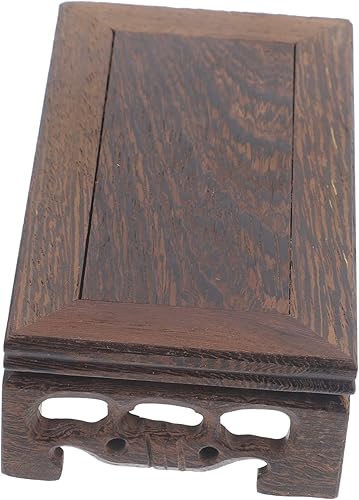 Base de elevación de madera maciza, estatuilla elevadora plataforma soporte para plantas, soporte para tetera, soporte para manualidades retro,