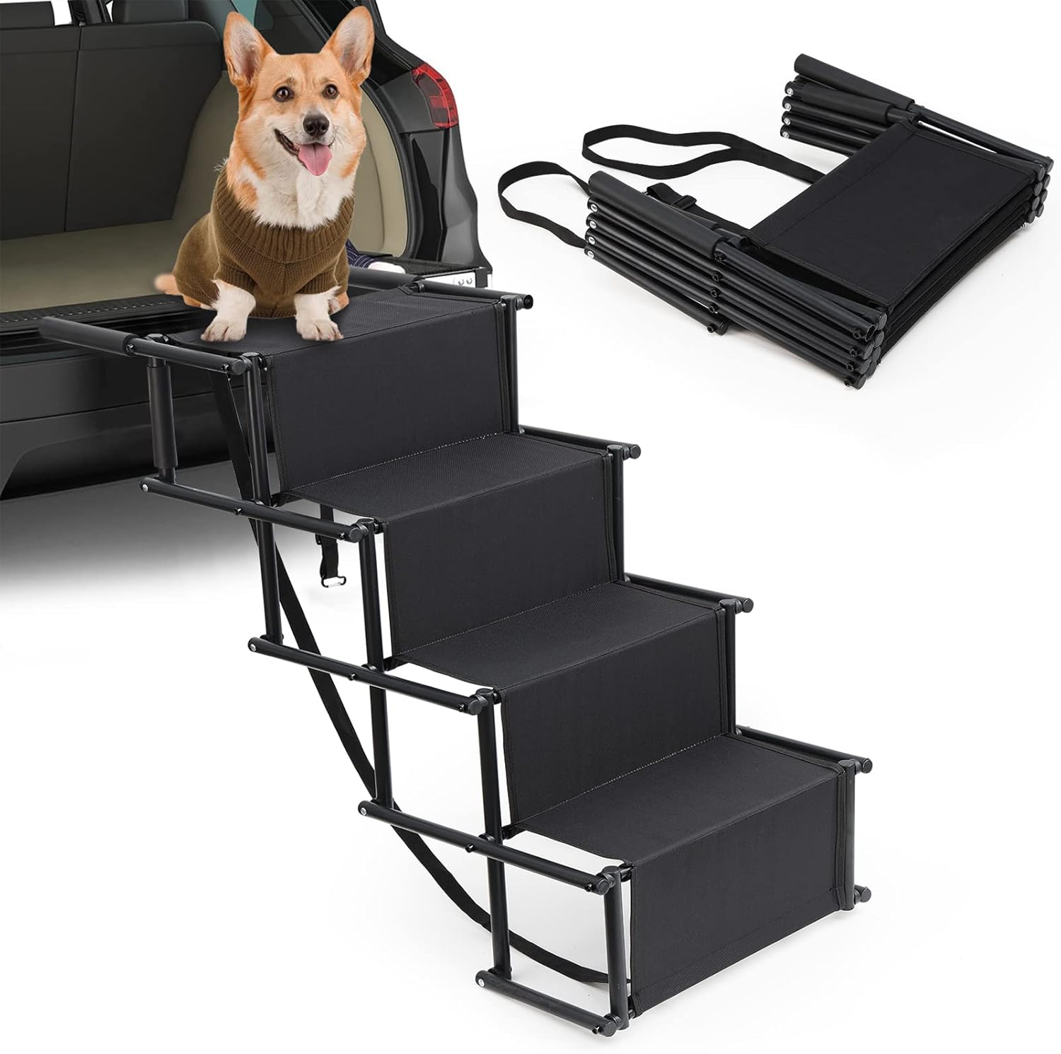 YeYeBest Dog Stairs,Dog ramp for Bed Steps for high Bed for