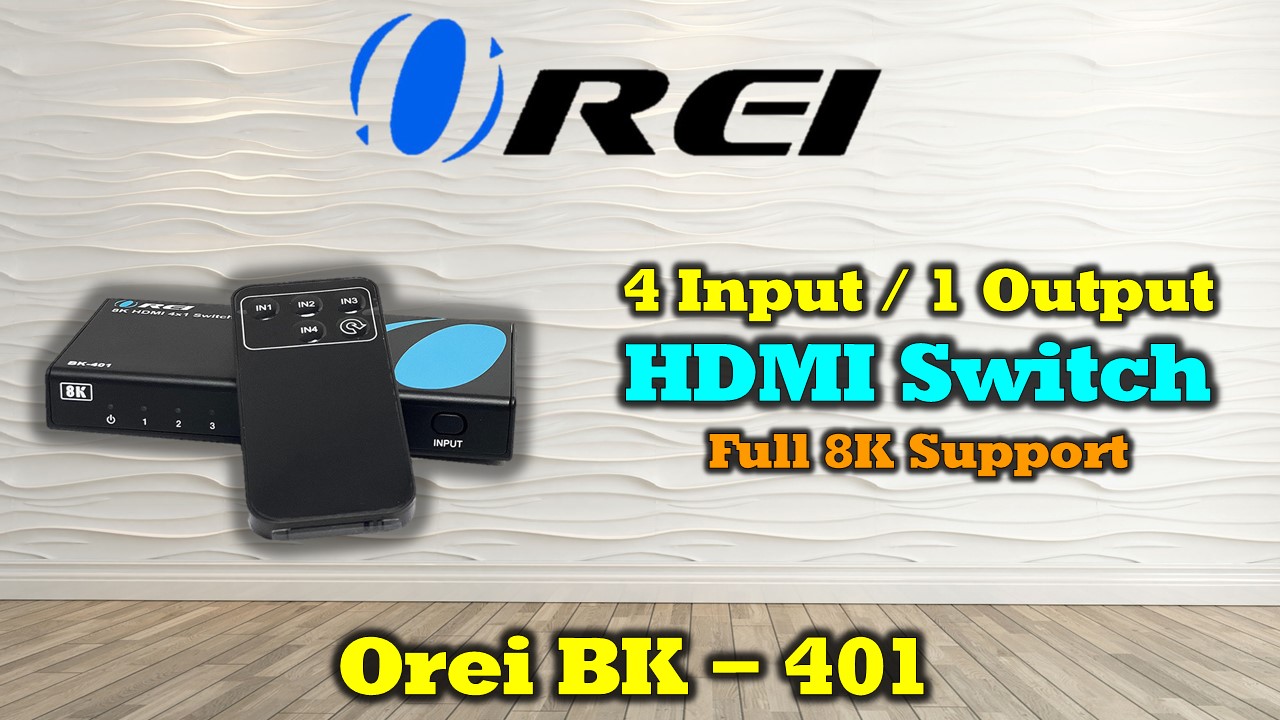 Op1 8k+スイッチパック+Vaxee oryza Amazon.com: OREI 8K eARC HDMI 2.1 Switch 4x1, Switcher with Audio