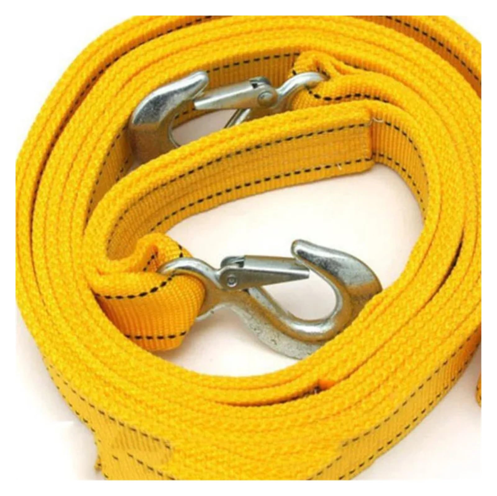 Correa de Remolque, Cuerda de Remolque de 5 Toneladas Y 4 Metros para Correa de Arranque de Camión Cuerdas de Remolque Todoterreno Cable de Cabrestante de Remolque Correa de Tracción para Aut