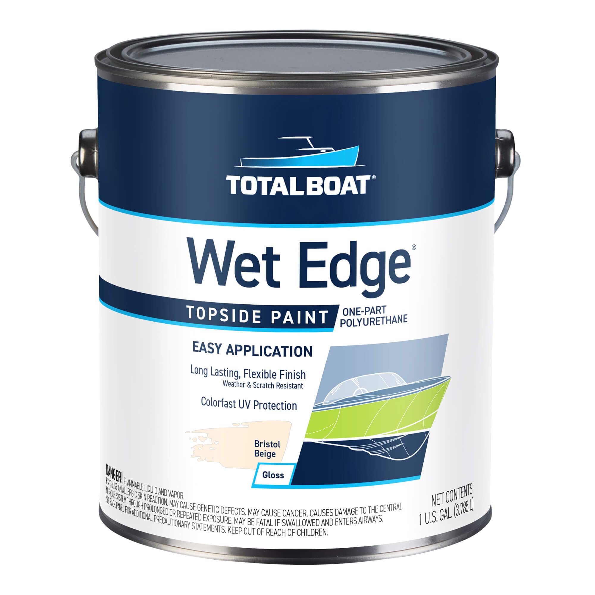 TotalBoat Wet Edge Topside Marine Paint - Bristol Beige Gallon
