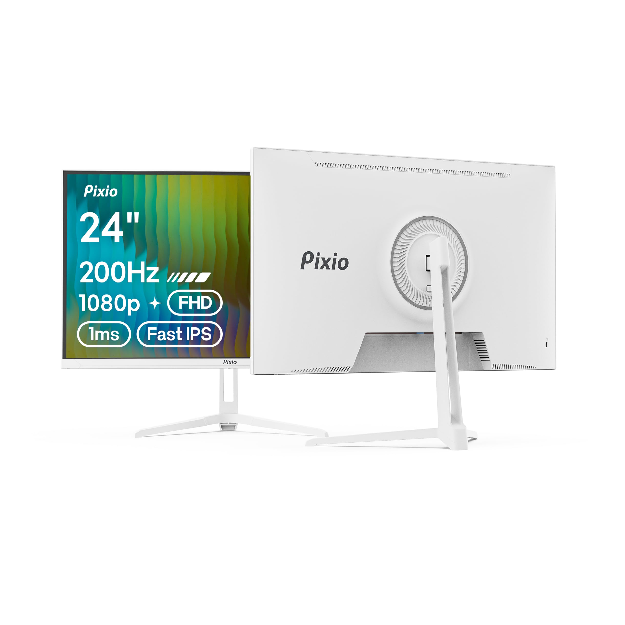 Amazon.com: Pixio PX248 Wave White 24 inch 200Hz Refresh Rate FHD
