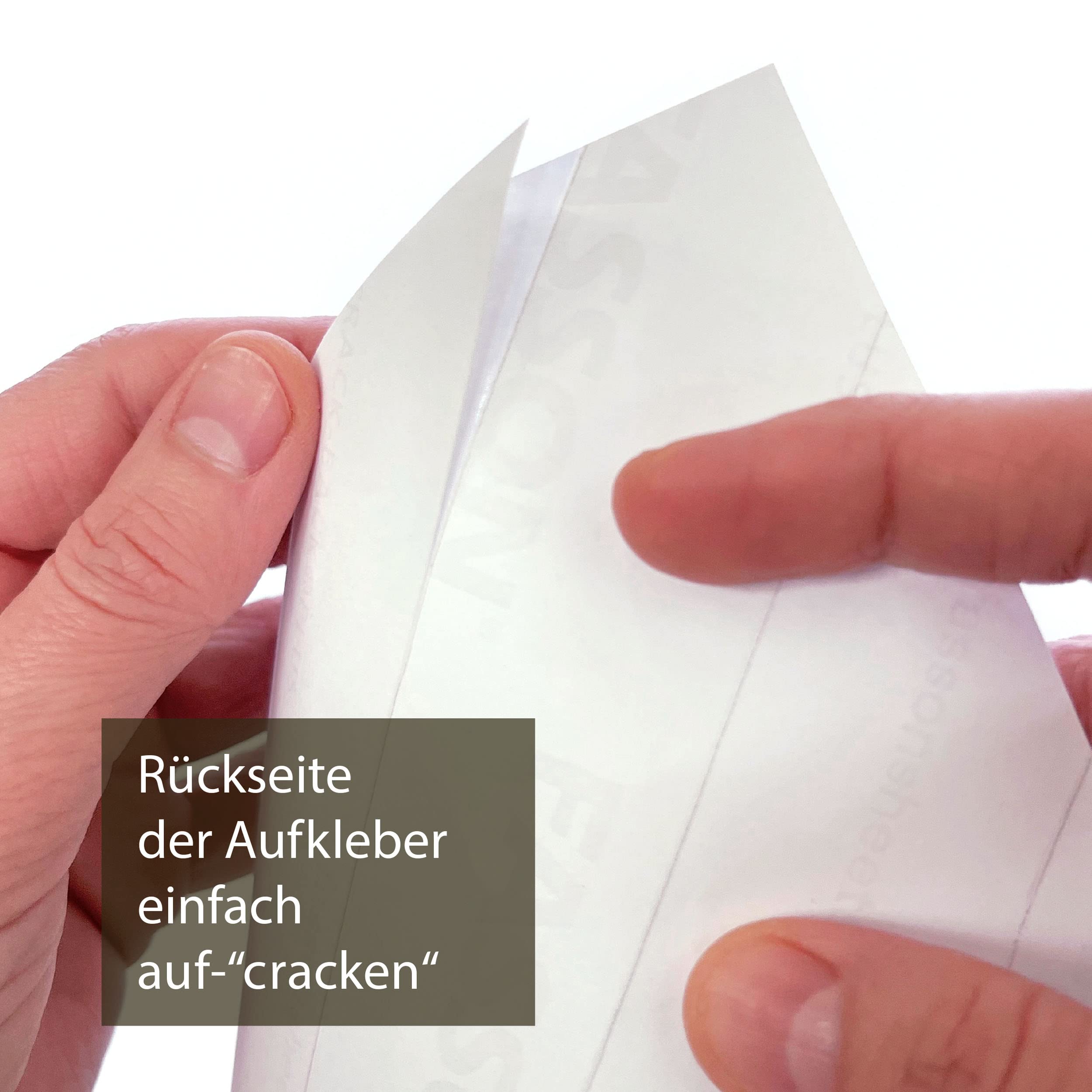 TATMOTIVE Original Crack Back Aufkleberpapier A4 weiß matt 250 Blatt