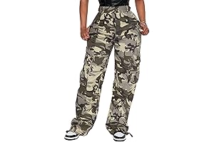 Women's High Waisted Camo Pants: Stay Comfy and Trendy All Day
