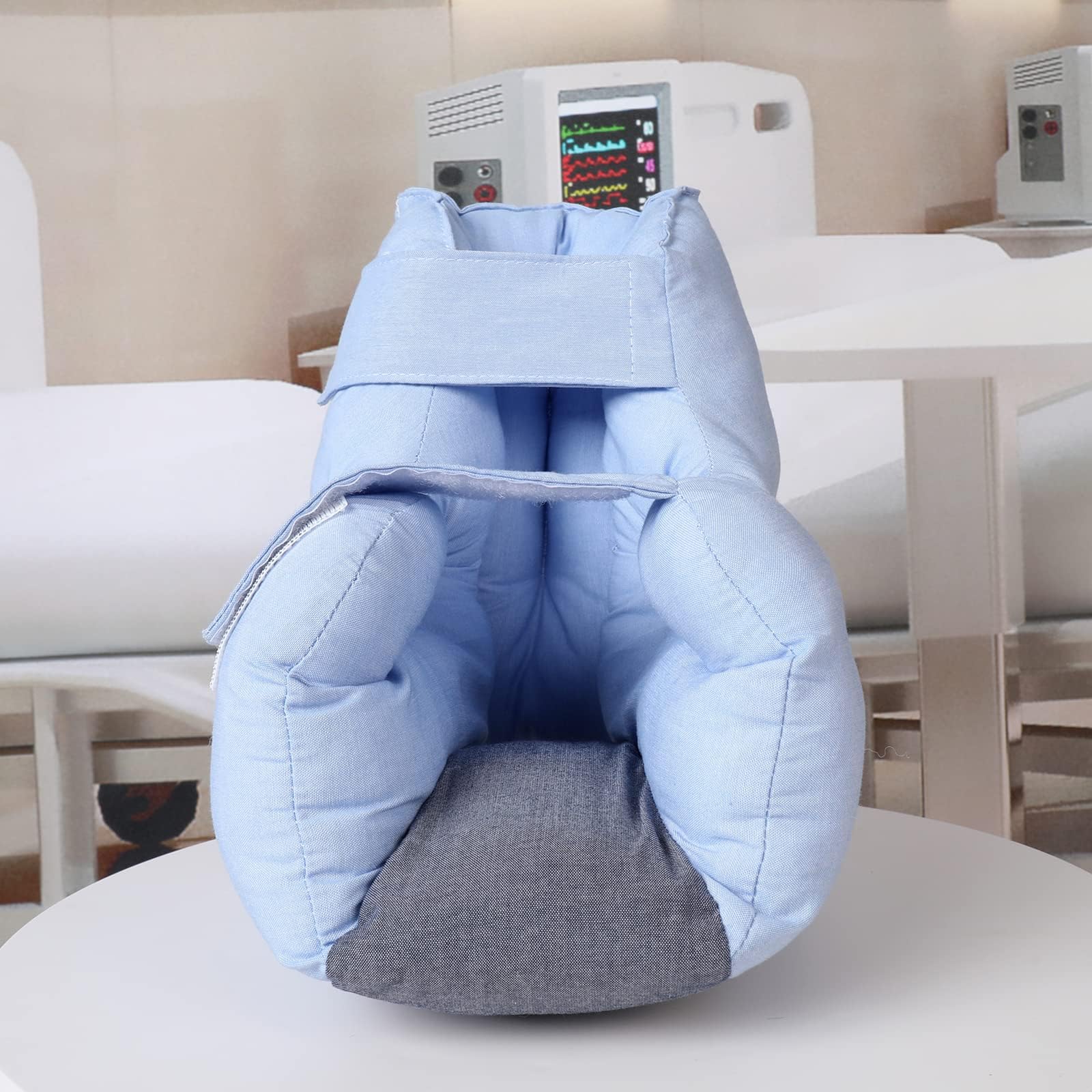 Cojín protector de talón para aliviar las úlceras por presión, almohada de pies para pacientes postrados en cama, almohadilla de tobillo para el dolor de talón