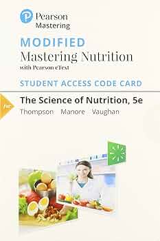 Science of Nutrition, The - Modified Mastering Nutrition