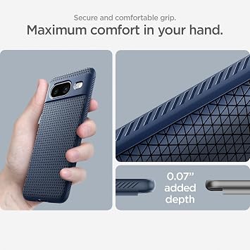 Spigen Liquid Air Case for Google Pixel 8 - Navy Blue