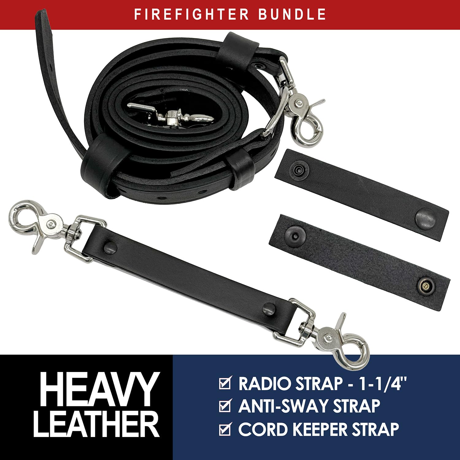 Amazon.com: Boston Leather Firefighter's Bundle - Universal Radio
