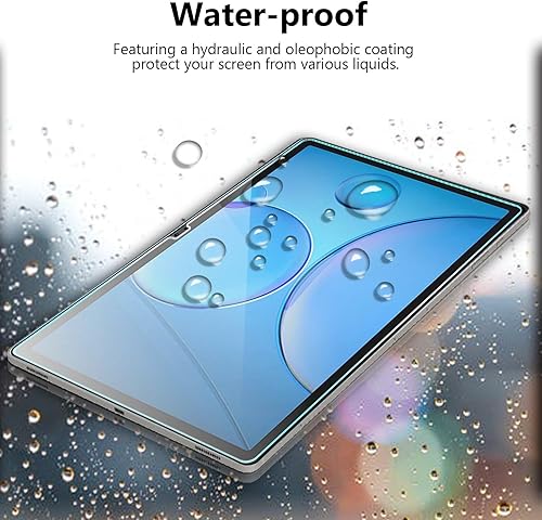 Miniatura 6 de Paquete de 2 protectores de pantalla de vidrio templado de 10.1 pulgadas para Doogee T10 Pro, película de vidrio templado, dureza 9H, protector de