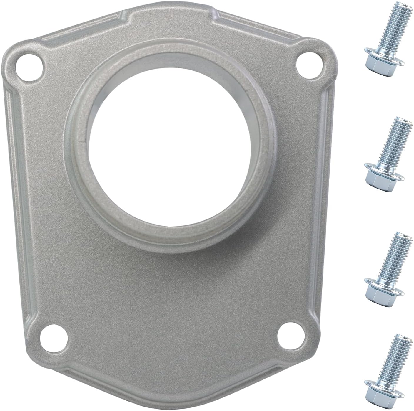 abliubale 63405 Threaded Inlet with 4 Bolts Compatible with Predator 2 inch 212cc Engine Semi-Trash Water Pump Generators Parts Replace 63405 56160