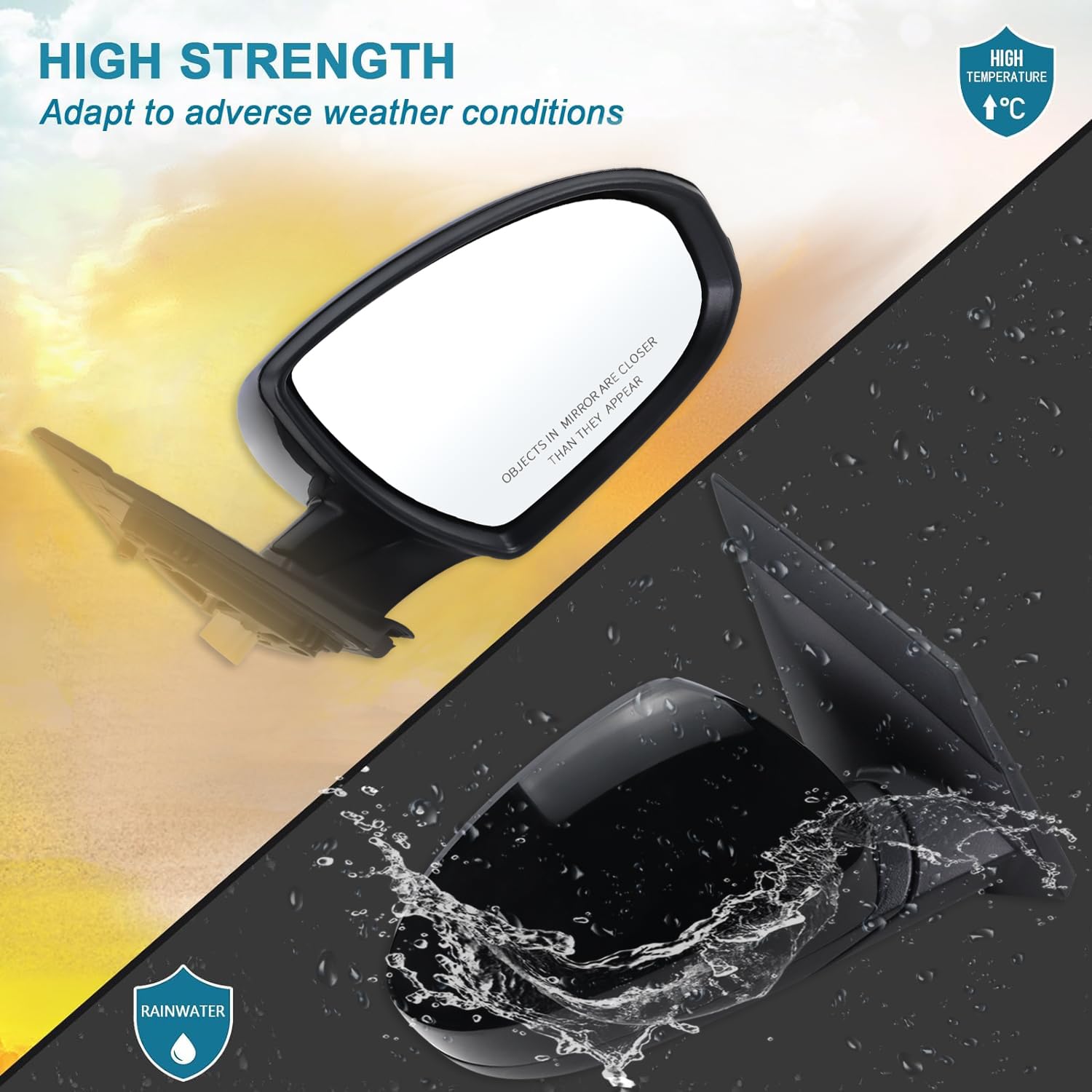 Amazon.com: Lqito Right Passenger Side Mirror Compatible With 2019