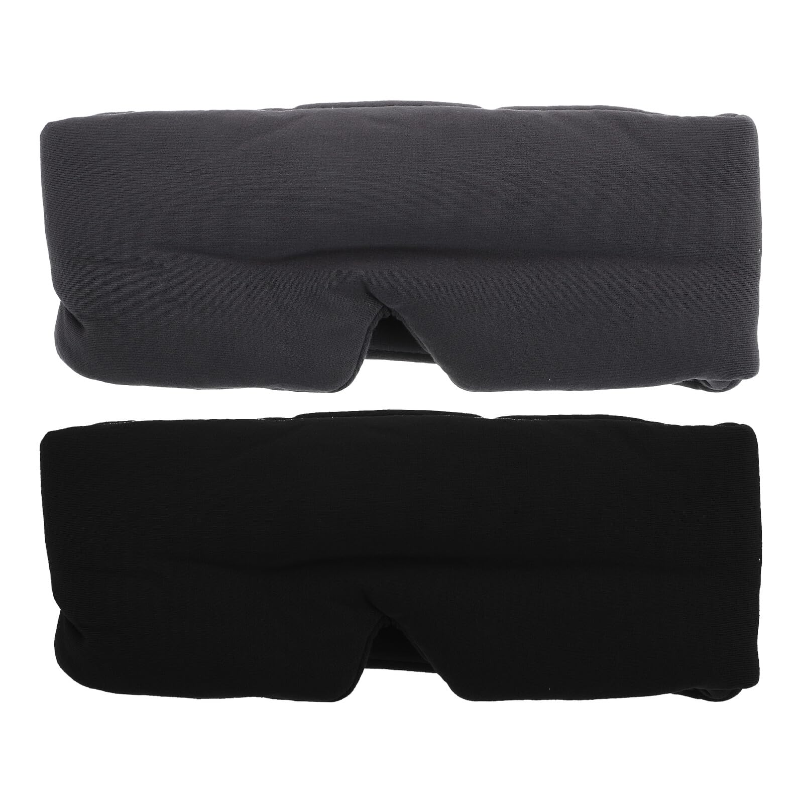 2 Piezas Antifaz para Dormir Ajustable de Algodón Modal, Máscara Opaca para Bloquear Luz, Transpirable y Cómodo, Adecuado para Viajes, Oficina y Descanso Nocturno