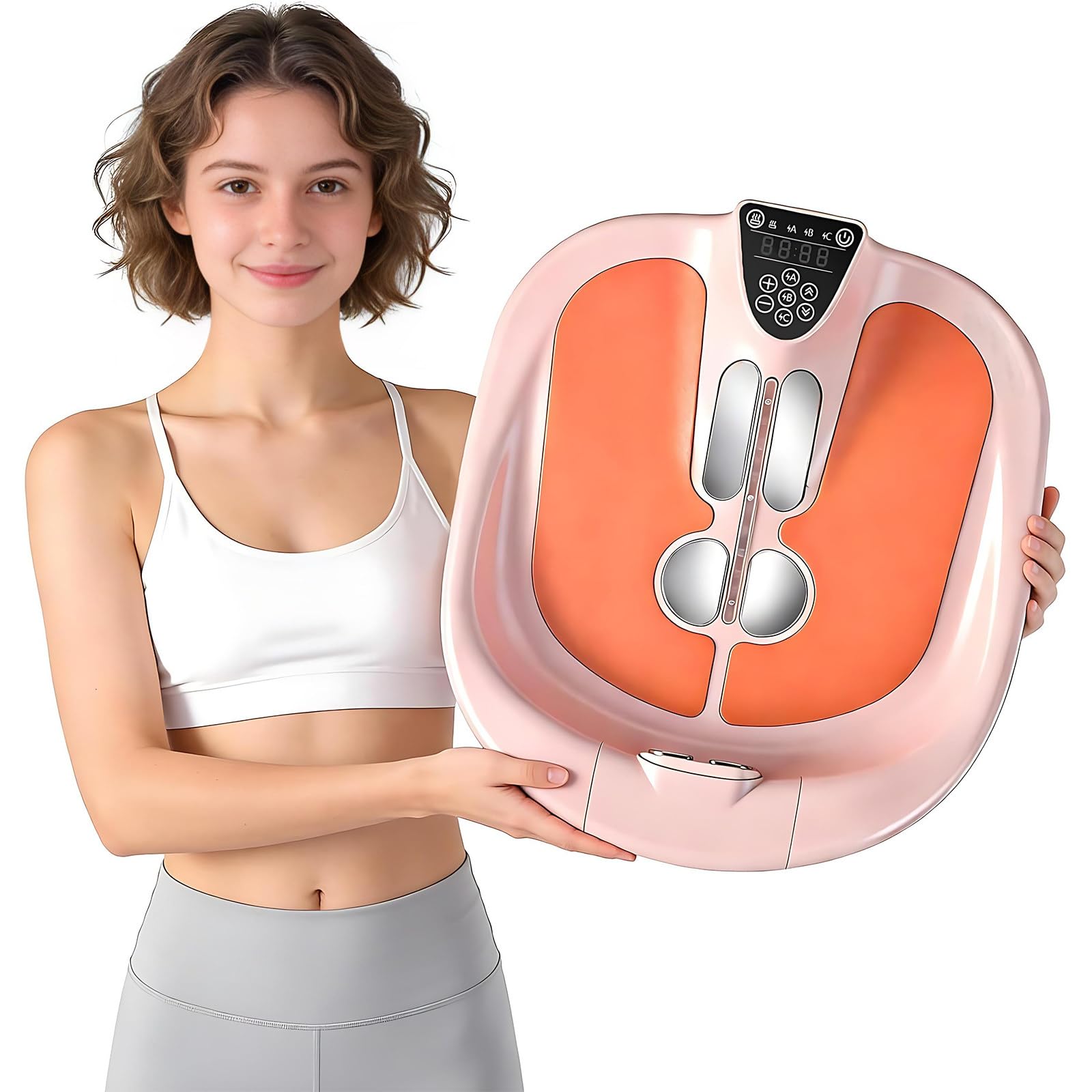 MIAOXIAOLONG EMS Pelvic Floor Muscle Repair Chair, 3 Modes & 5 Intensities Electrical Stimulation, Postpartum Therapy Device for Female Pelvic Toning