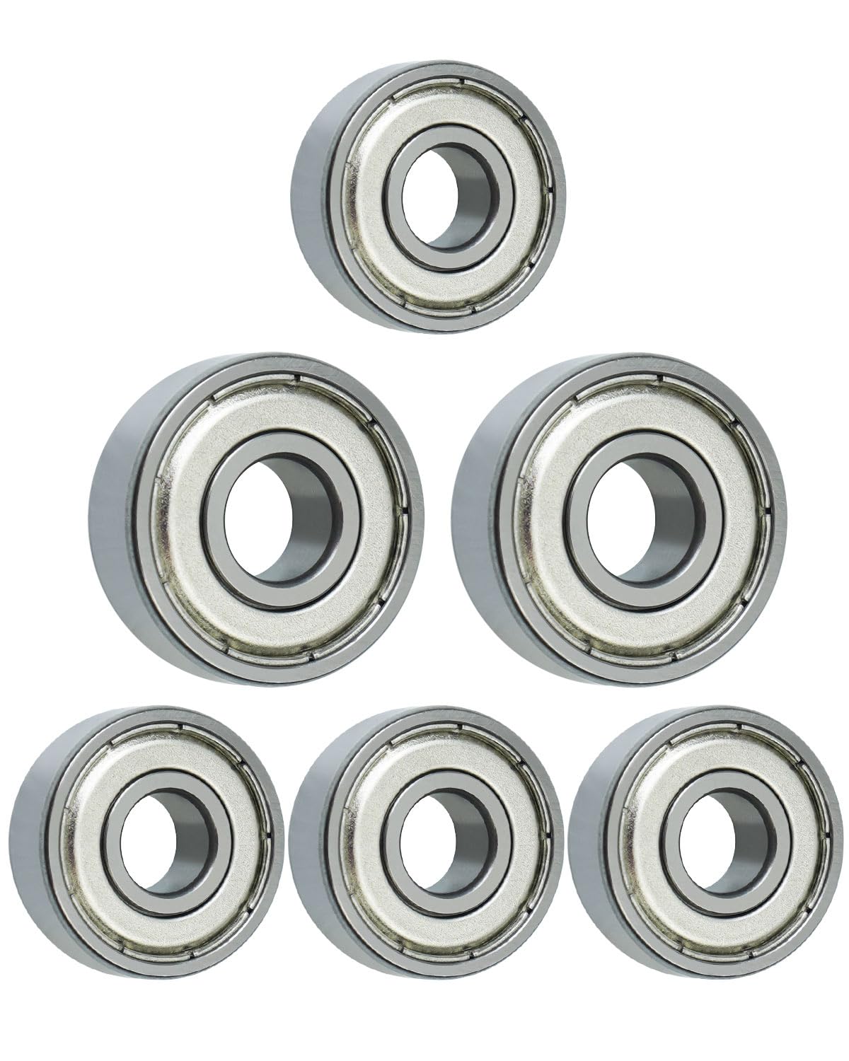 6Pack Saw Bearings Fit for Grizzly G0555 Band Saw, Guide Thrust Bearing | Bandsaw Thrust and Guide Bearing Replacement
