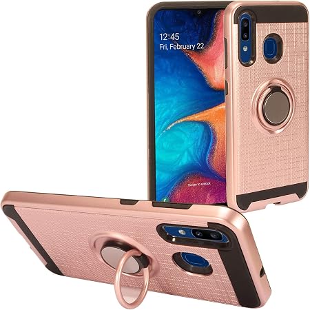 Z-GEN - Compatible with Samsung Galaxy A20, Galaxy A50 - Hybrid Phone Case  w/Ring Stand - RS2 Rosegold : Cell Phones \u0026 Accessories
