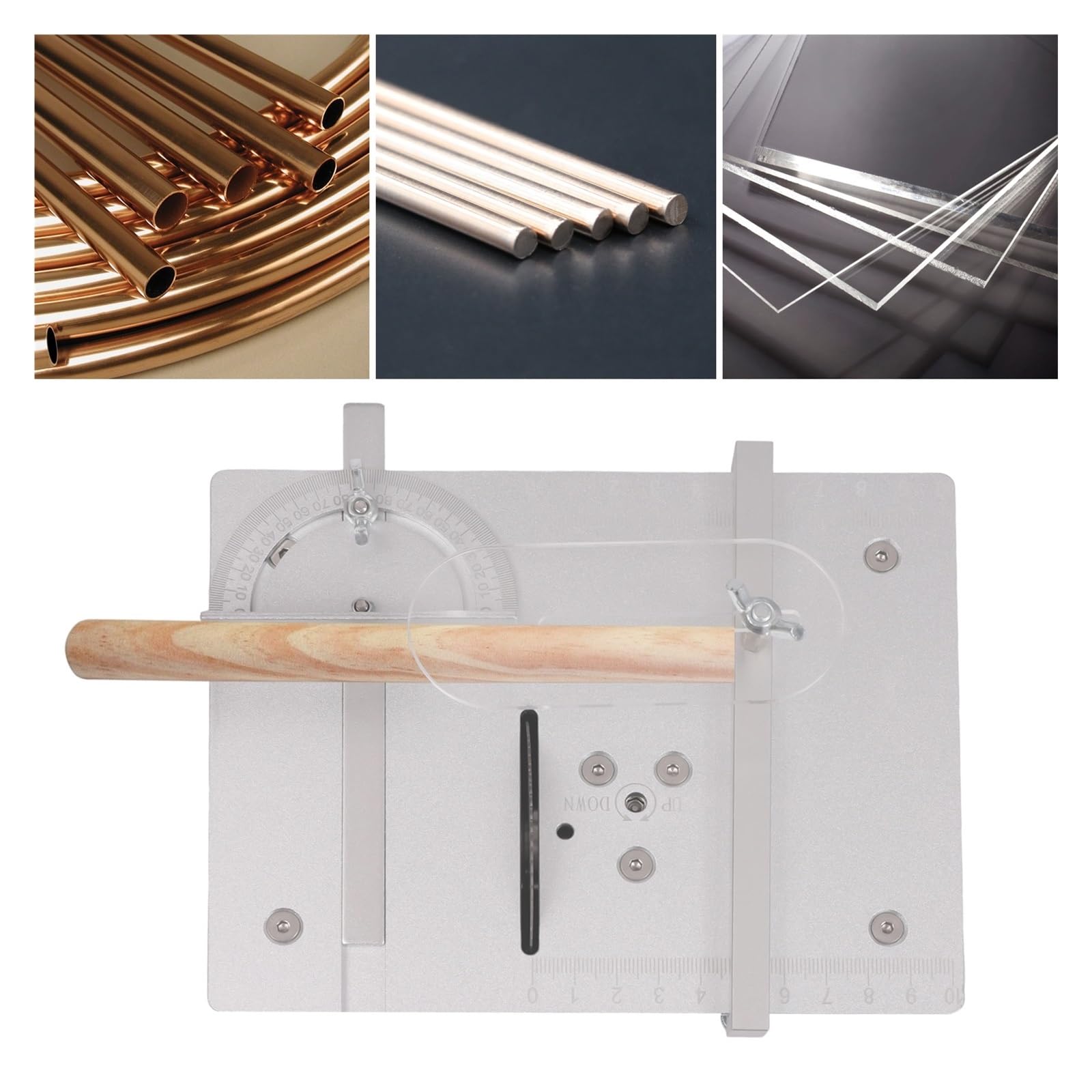 Herramienta De Corte DIY Sierra De Mesa Mini Máquina Cortadora De Carpintería Muela Circular Eléctrica De 96W Corte Preciso